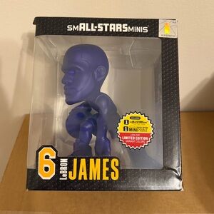 LeBron James Rare Purple Color Variant LA Lakers Mini 6" NBA smALL-STARS-minis
